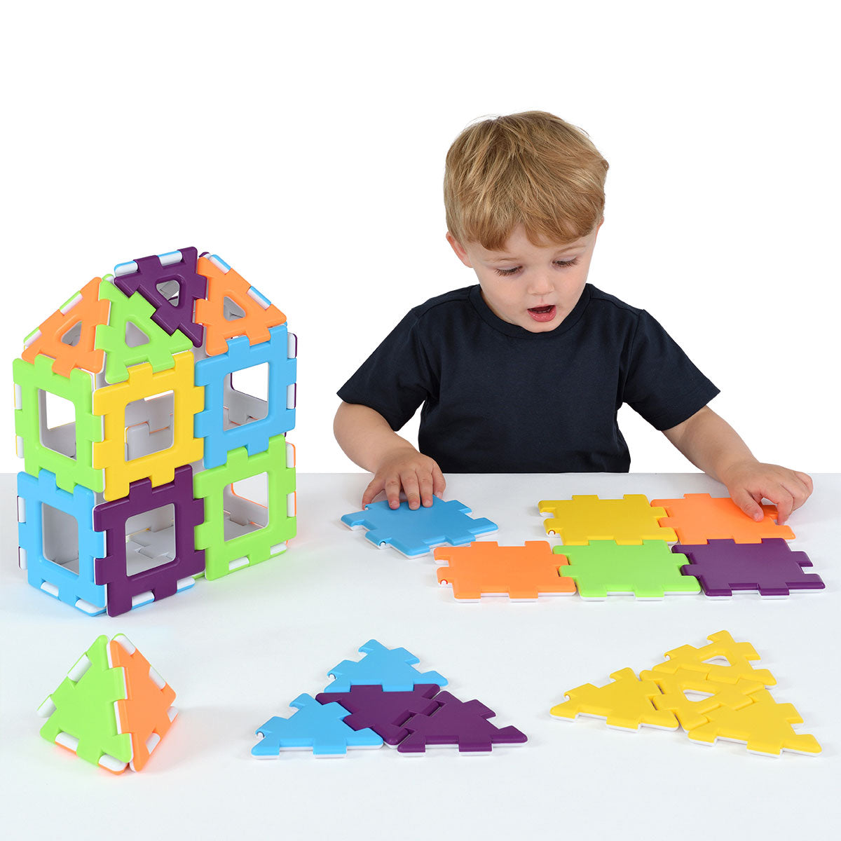 Polydron My First Polydron Set - 2D and 3D Shape Construction for Early Years