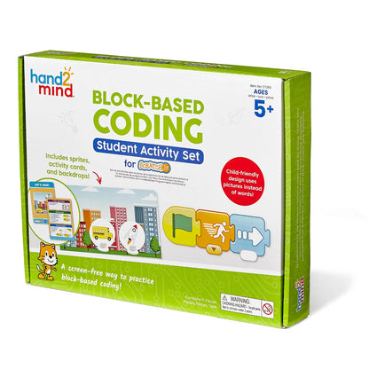 Block Coding Activity Block-Based Coding Student Activity Set for ScratchJr | The Dyslexia Shop