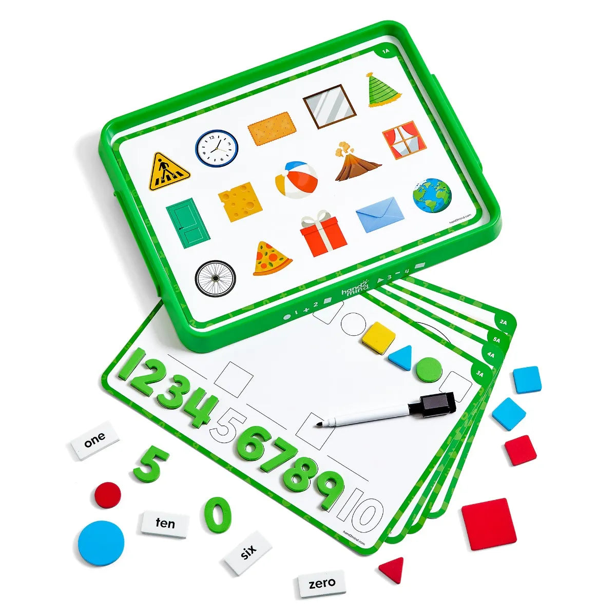 Numbers and Shapes Math Activity Tray