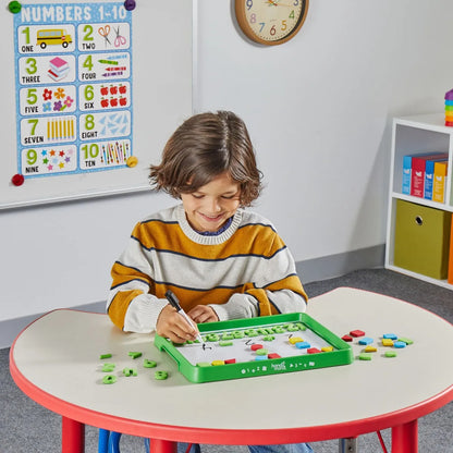 Numbers and Shapes Math Activity Tray