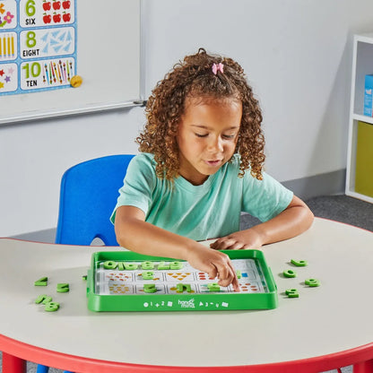 Numbers and Shapes Math Activity Tray