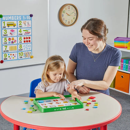 Numbers and Shapes Math Activity Tray