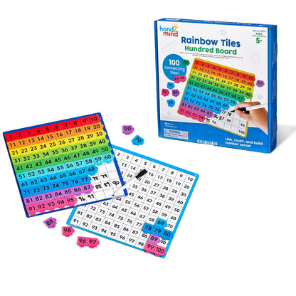 Rainbow Tiles Hundred Board