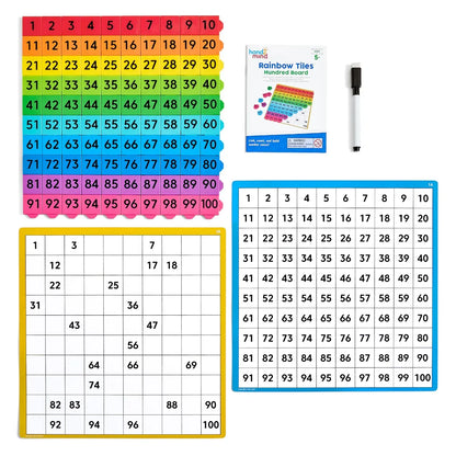 Rainbow Tiles Hundred Board