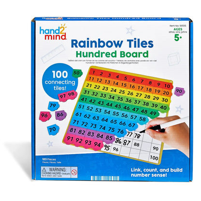 Rainbow Tiles Hundred Board