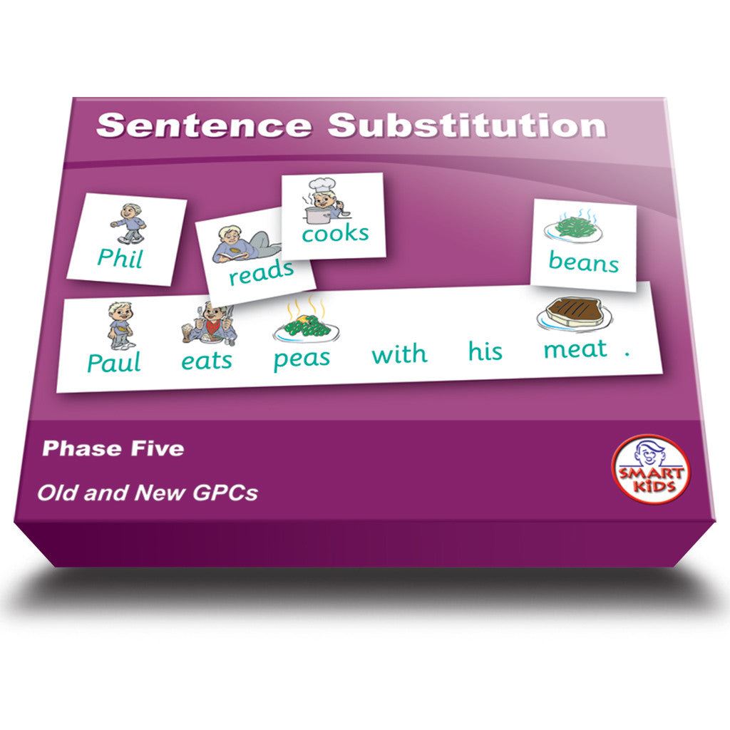 Sentence Substitution Phase Five Set 1 (Letters and Sounds)