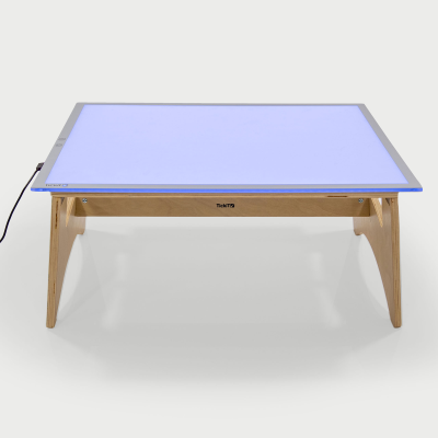 A2 Colour Changing Light Panel & Folding Table Set – Interactive Sensory Learning Station | The D...
