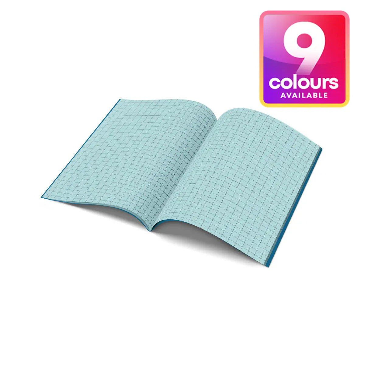 A4 - 10mm Squared Tinted Exercise Book - (Blue Cover) | The Dyslexia Shop
