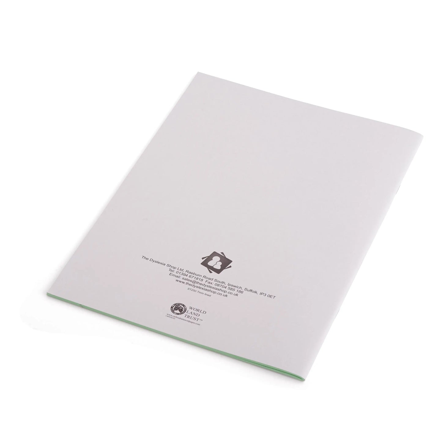 A4 - 7mm Lined Tinted Exercise Book - (Grey Cover) | The Dyslexia Shop