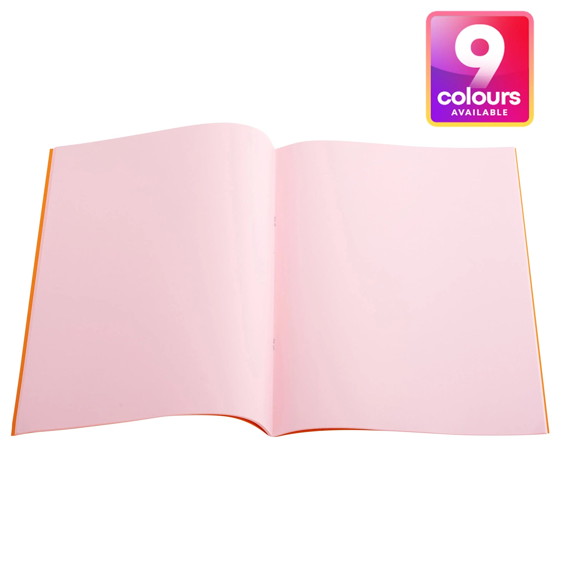 A4 - Plain Tinted Paper - Exercise Books (Orange Cover) | The Dyslexia Shop