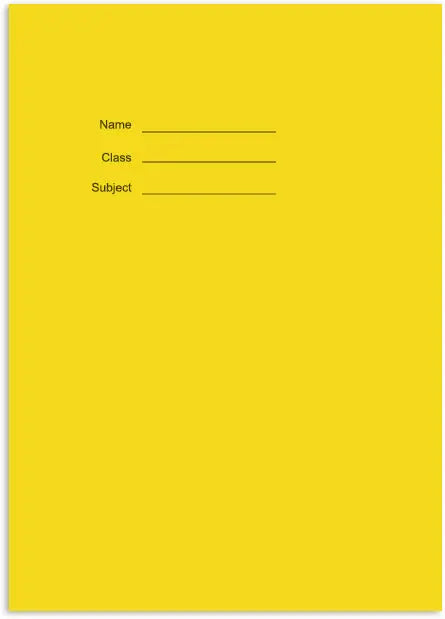 A4 White Paper Exercise Book 10 mm Lined - 48 Pages with Margin | The Dyslexia Shop