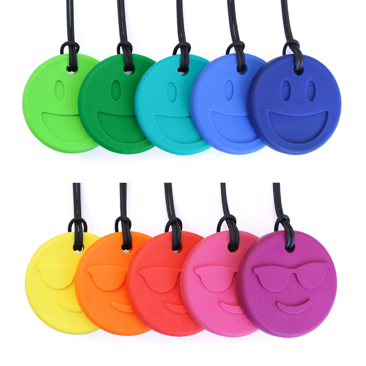 ARK Smiley Face Chewmoji® Necklace | The Dyslexia Shop
