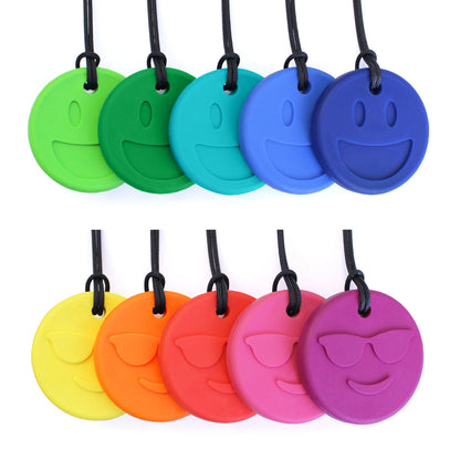 ARK Smiley Face Chewmoji® Necklace | The Dyslexia Shop