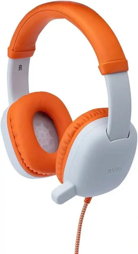 AVID WonderEars AP-400 USB-C Headset (Orange) – Kid-Friendly Comfort and Safe Listening | The Dys...