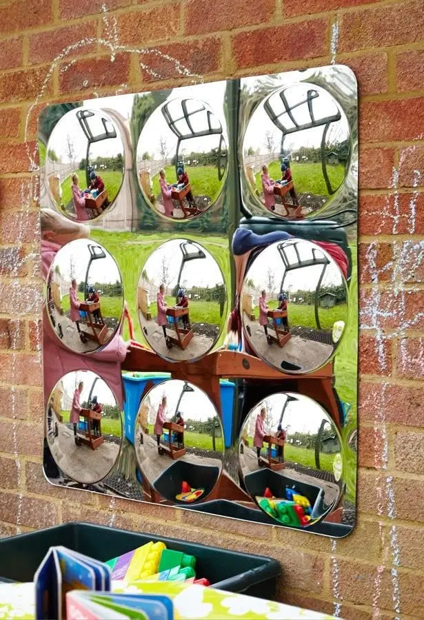 Acrylic mirror 9 convex 780mm - The Dyslexia Shop