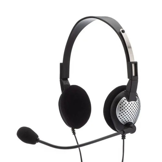 Andrea NC-185VM USB-C Stereo Computer Headset with Volume/Mute Controls with USB C Connector | Th...
