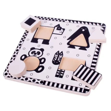 Animals Black and White Puzzle | The Dyslexia Shop