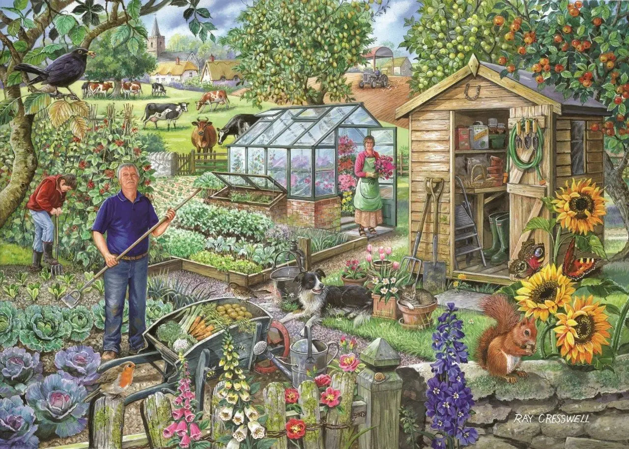 At The Allotment BIG 500 Puzzle | The Dyslexia Shop