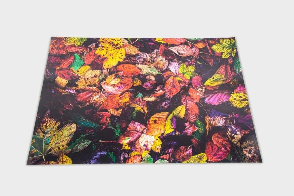 Autumn leaves a2 play mat & a2 light panel | The Dyslexia Shop