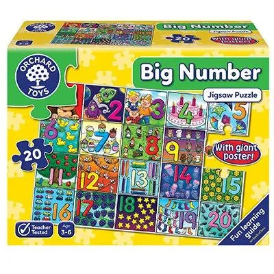 Big Number Jigsaw Puzzle | The Dyslexia Shop