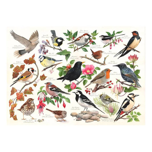 Birds In My Garden 1000 Piece Puzzle | The Dyslexia Shop