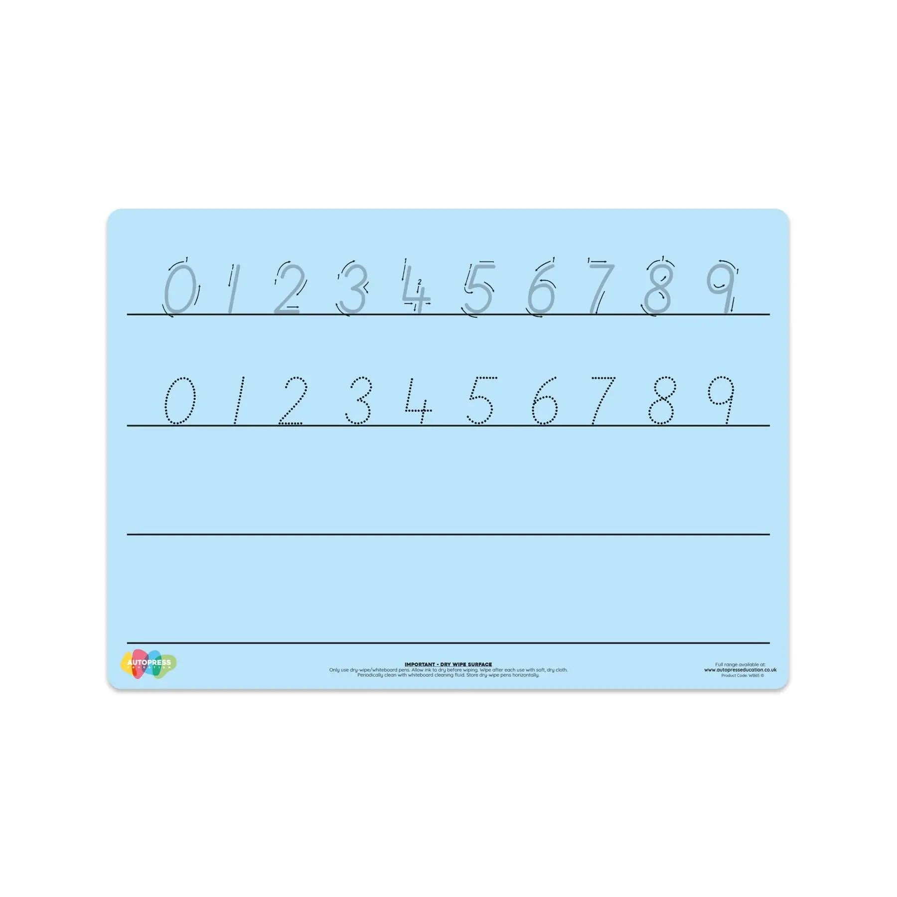 Blue Tinted Number Formation Mat | The Dyslexia Shop