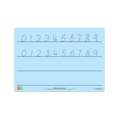 Blue Tinted Number Formation Mat | The Dyslexia Shop