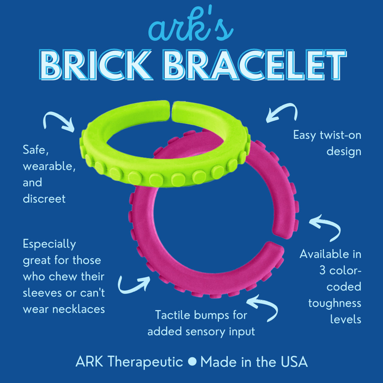 ARK Brick Bracelet™ Textured Chew