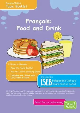 CE-KS3 French: Food & Drink - Topic Pack | The Dyslexia Shop