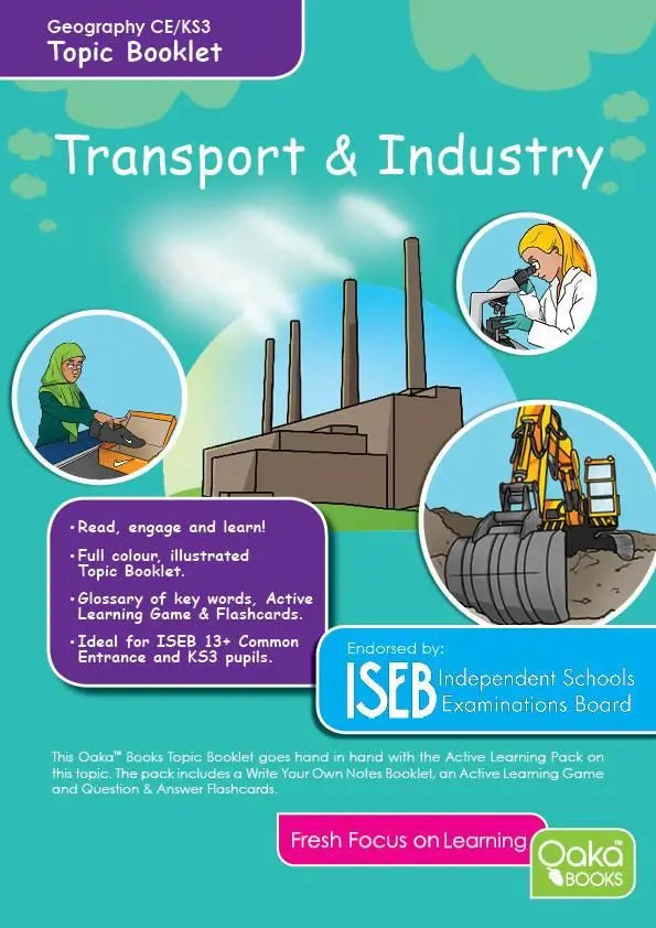 CE-KS3 Geography: Transport and Industry - Topic Pack | The Dyslexia Shop