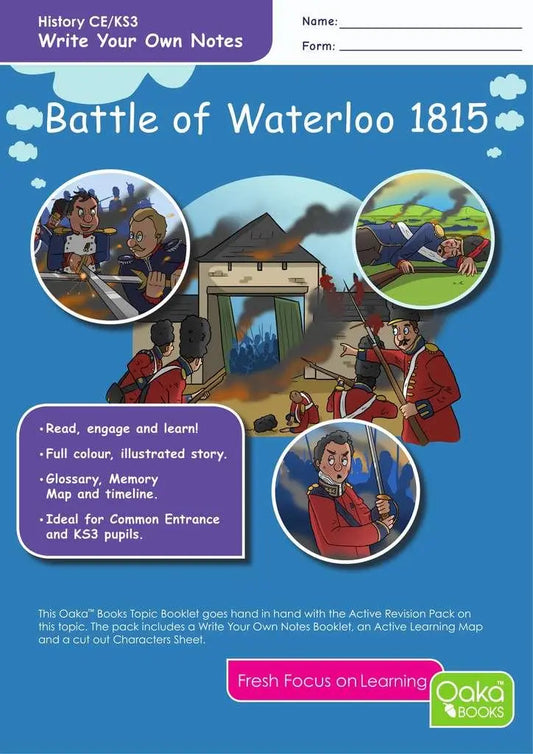 CE-KS3 History: The Battle of Waterloo - Topic Pack | The Dyslexia Shop