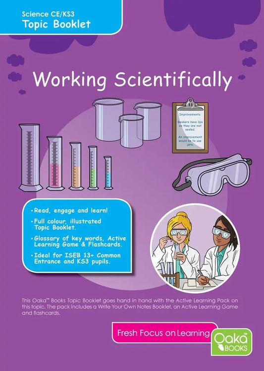 CE-KS3-KS4 Science: Chemistry : Working Scientifically - Topic Pack | The Dyslexia Shop