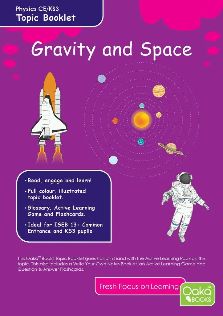 CE-KS3 Science: Physics:  Gravity and Space - Topic Pack | The Dyslexia Shop