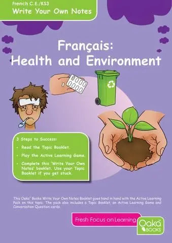 CE.-KS3 French: Health and the Environment - Topic Pack | The Dyslexia Shop