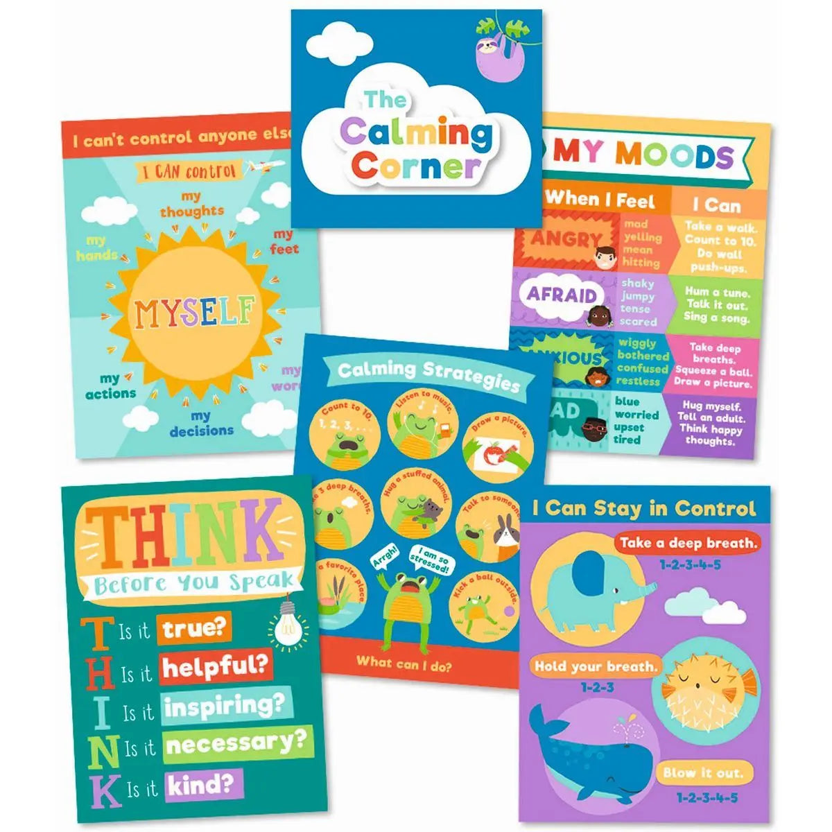 Calming Strategies Poster Set | The Dyslexia Shop