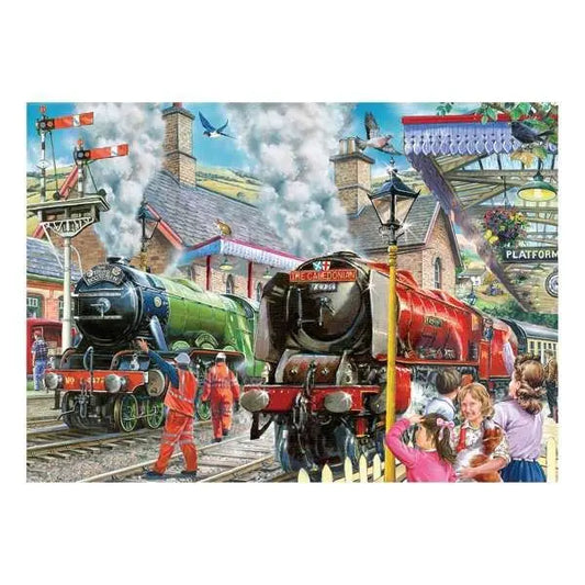 Checking the Line 1000 Piece Puzzle | The Dyslexia Shop
