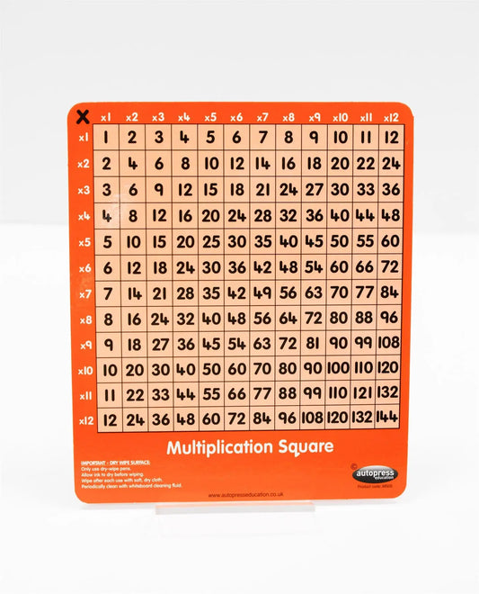 Child’s 12×12 Multiplication Square – Small | The Dyslexia Shop