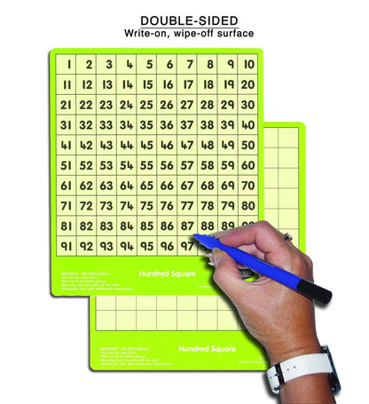 Child’s Hundred Square (Medium) | The Dyslexia Shop