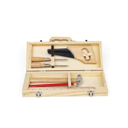 Children’s Wooden DIY Tool Box Set - BigJigs | The Dyslexia Shop