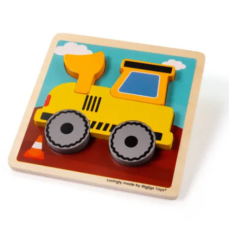 Chunky Lift Out Digger Puzzle | The Dyslexia Shop