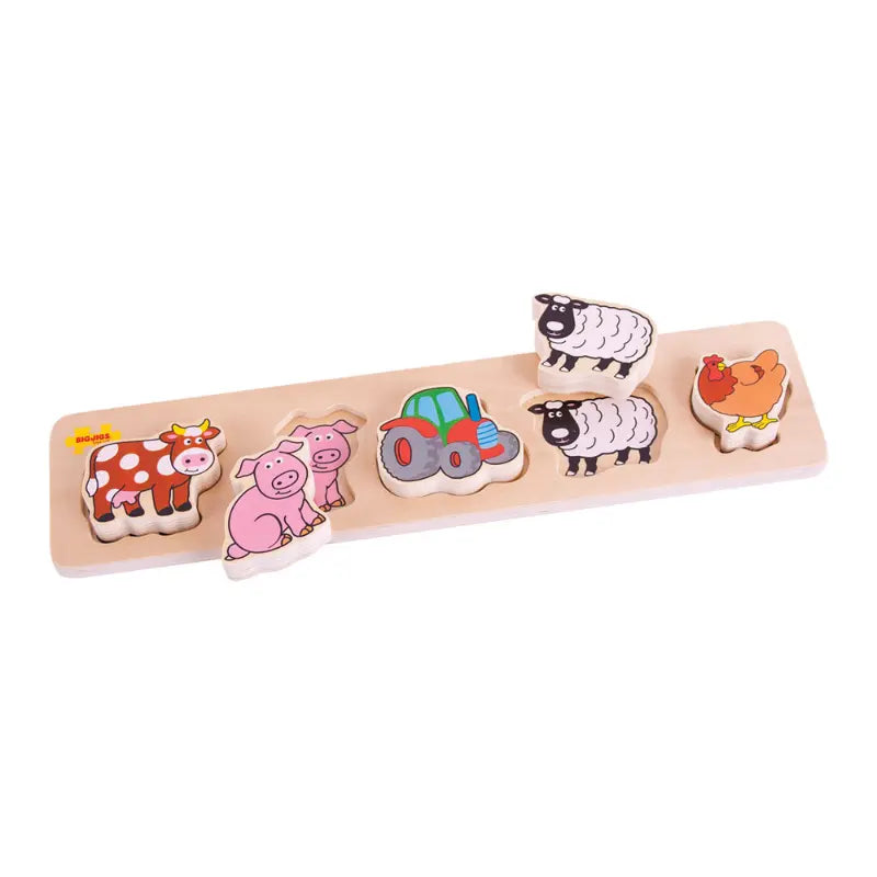 Chunky Lift and Match Puzzle - Farm | The Dyslexia Shop
