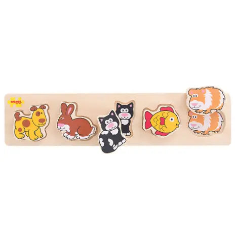 Chunky Lift and Match Puzzle - Pets | The Dyslexia Shop