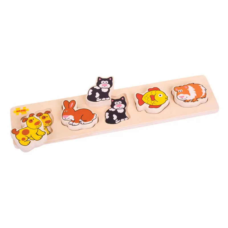 Chunky Lift and Match Puzzle - Pets | The Dyslexia Shop