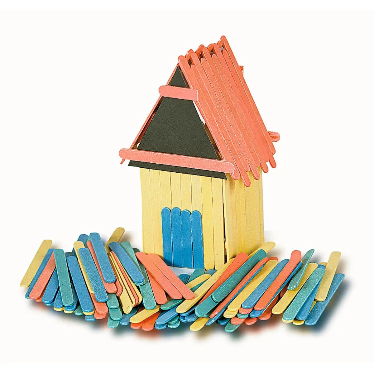 Classmates Wooden Craft Sticks - Standard - Coloured - Pack of 250 | The Dyslexia Shop