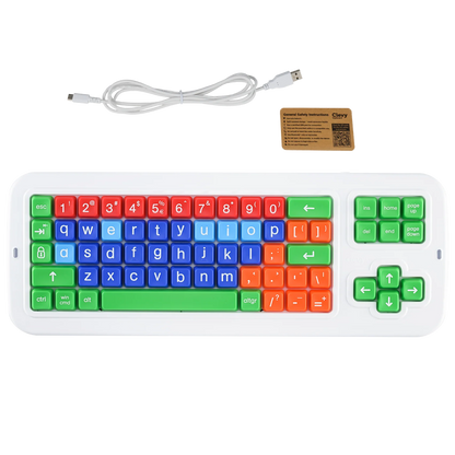 Clevy Tri-Mode Lowercase Large Key Keyboard with UK layout