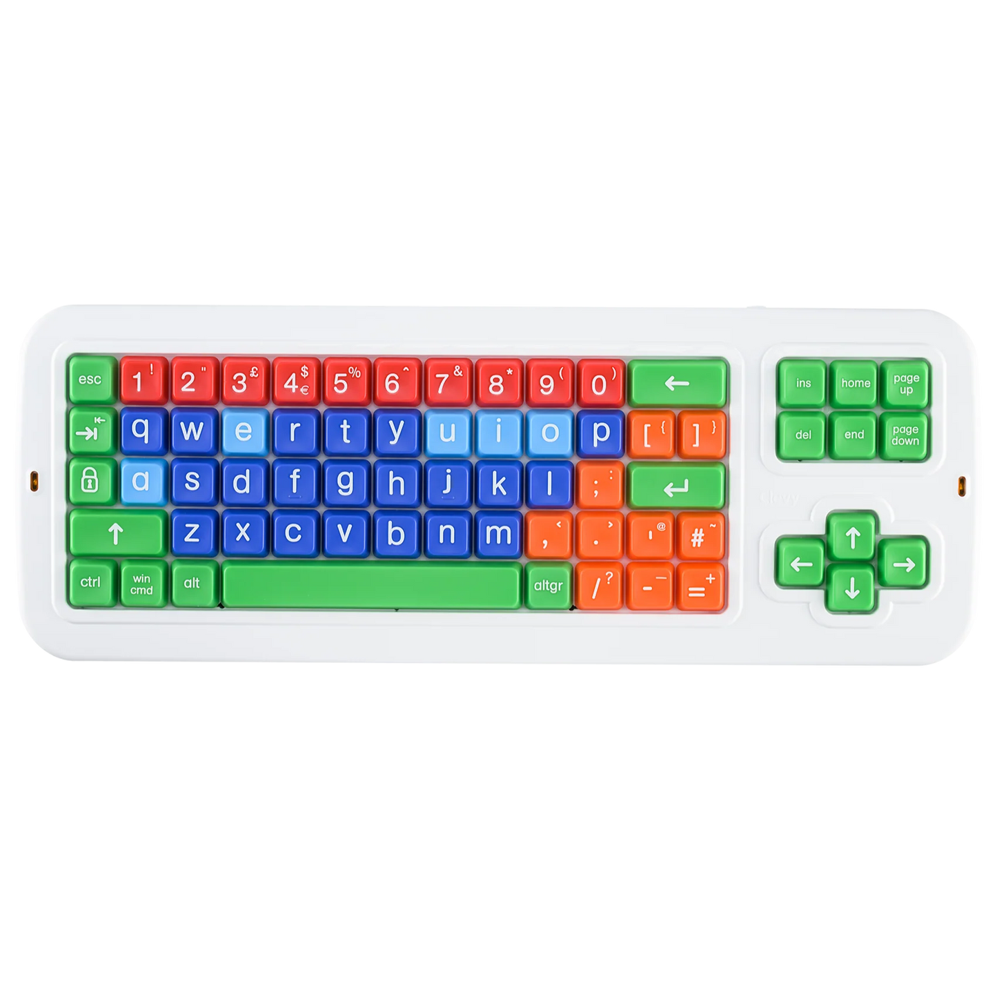 Clevy Tri-Mode Lowercase Large Key Keyboard with UK layout