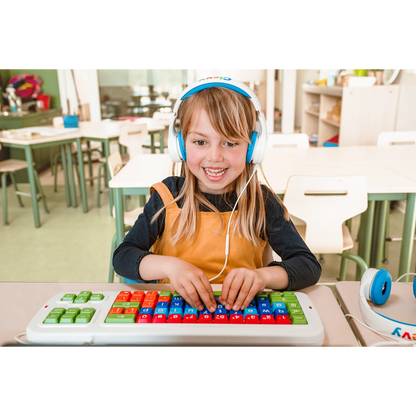 Clevy Tri-Mode Lowercase Large Key Keyboard with UK layout