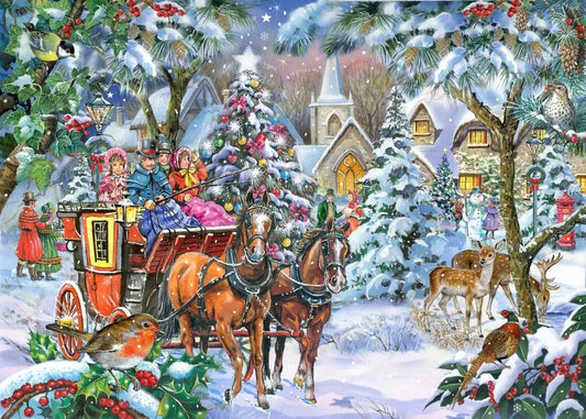 Coach Party 1000 Piece Puzzle | The Dyslexia Shop