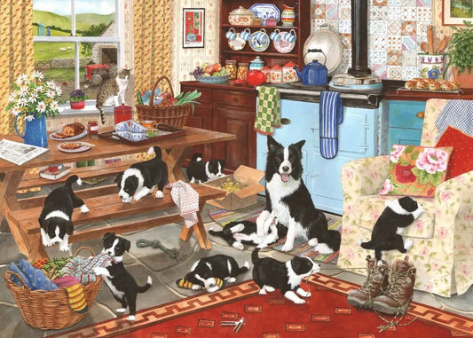 Collie Wobbles 1000 Piece Puzzle | The Dyslexia Shop