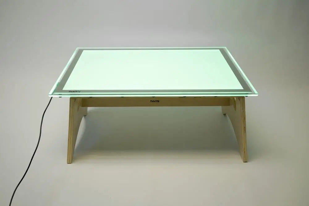 Colour changing a2 light panel & table | The Dyslexia Shop